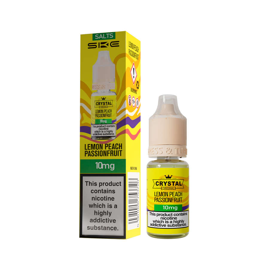 Lemon Peach Passion Fruit E-Liquid Nicotine Salt By SKE Crystal V2 10ml
