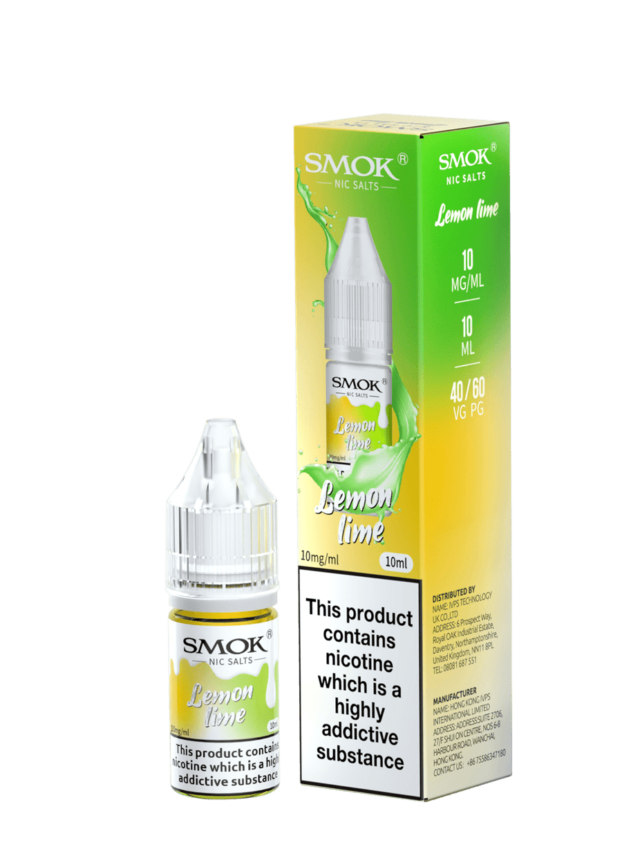 Lemon & Lime E-Liquid Nicotine Salt By Smok 10ml