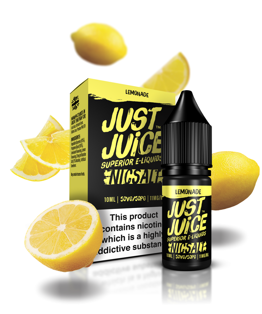 Lemonade E-Liquid Nicotine Salt By Just Juice 10ml