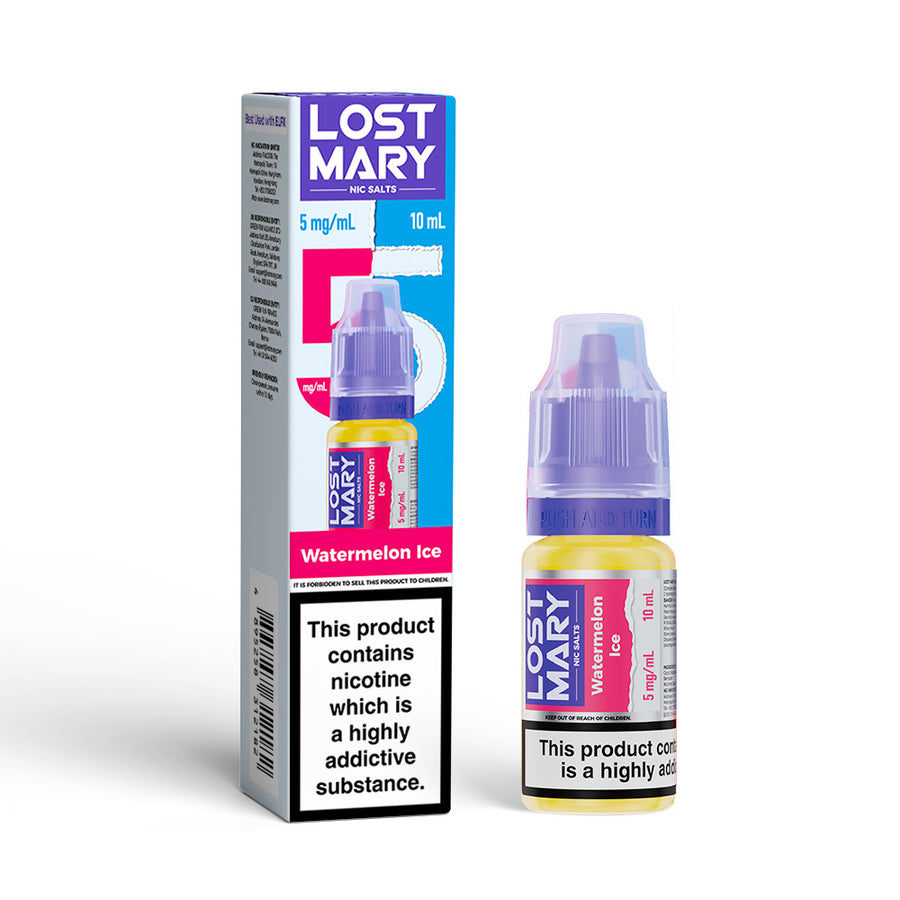 Watermelon Ice LOST MARY E-Liquid Nicotine Salt By Elfbar 10ml