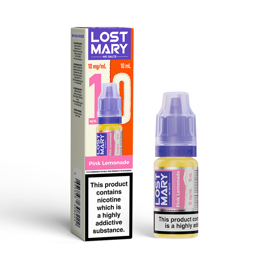 Pink Lemonade LOST MARY E-Liquid Nicotine Salt By Elfbar 10ml