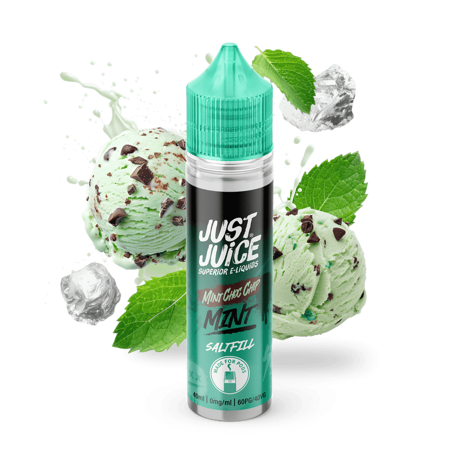 Mint Choc Chip E-Liquid Bar Shortfill By Just Juice 40ml