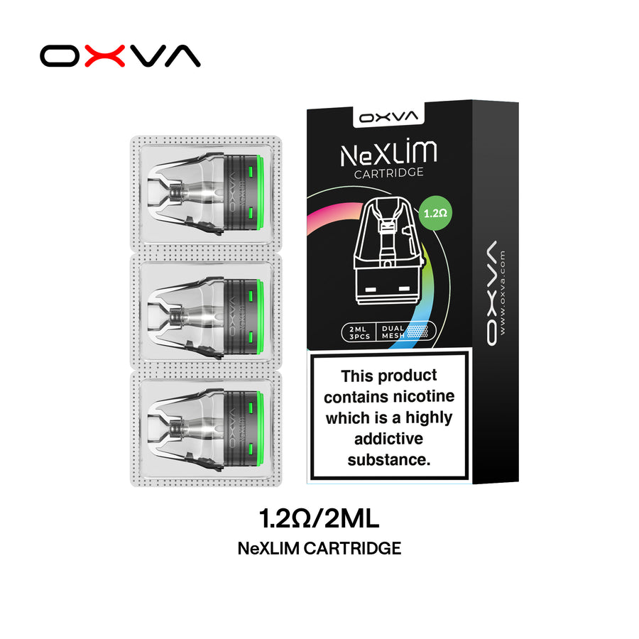 Oxva NeXLIM Replacement Pods - 2ml, 0.8 Ohm