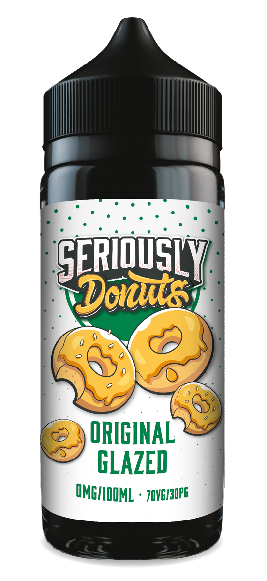 Original Glazed Seriously Donuts E-Liquid Shortfill By Doozy Vape 100ml