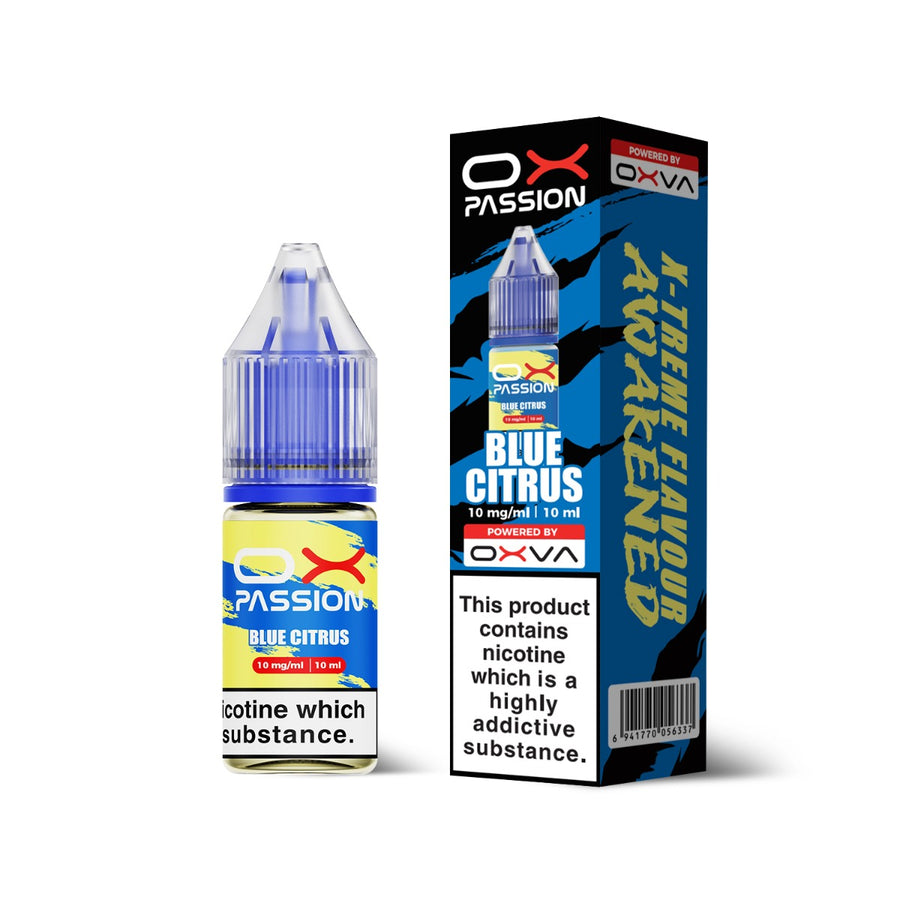 Blue Citrus OX Passion Nicotine Salt E-Liquid By OXVA 10ml