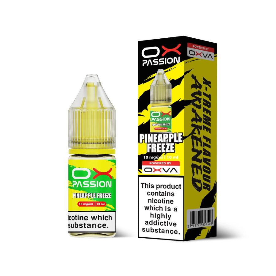 Pineapple Freeze OX Passion Nicotine Salt E-Liquid By OXVA 10ml