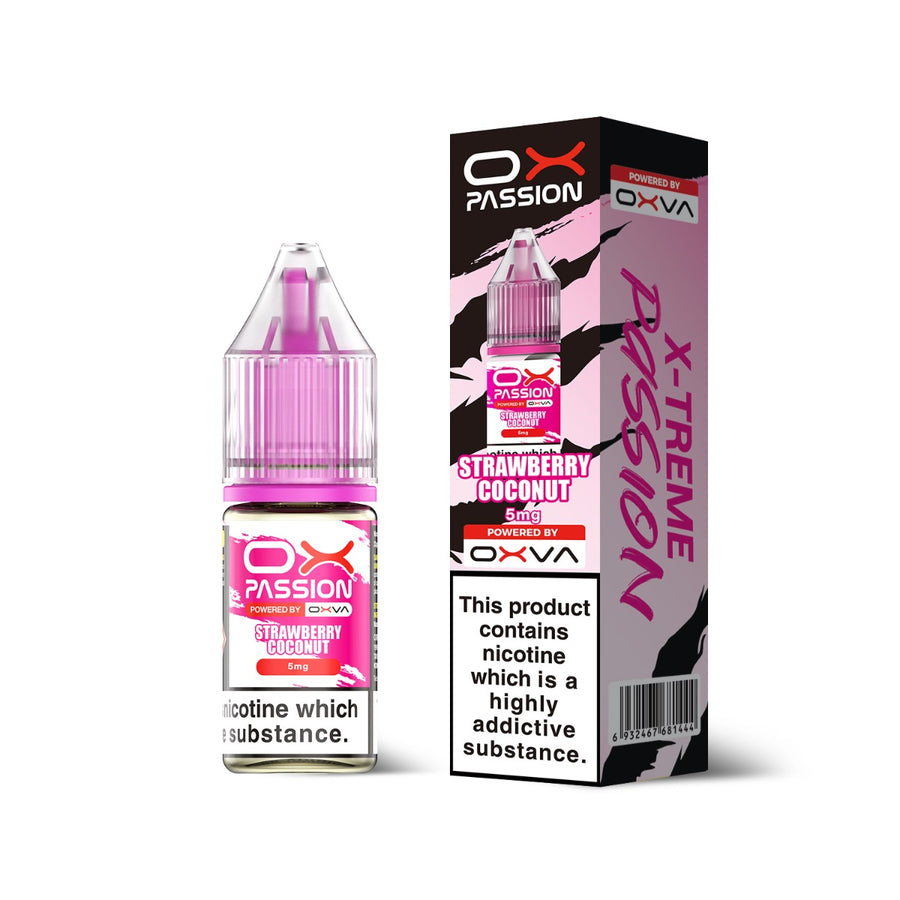 Strawberry Coconut OX Passion Nicotine Salt E-Liquid By OXVA 10ml
