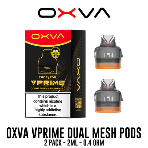 Oxva VPRIME 2 Dual Mesh Pods - 2ml / 0.4 Ohm
