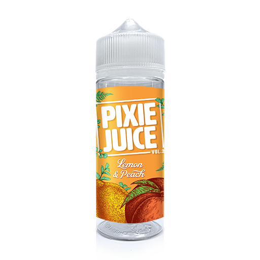Lemon & Peach E-Liquid Shortfill By Pixie Juice Vol.2 100ml