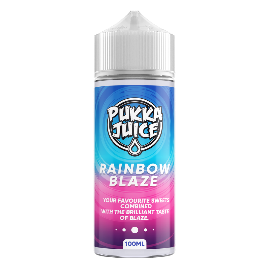 Rainbow Blaze E-Liquid Shortfill By Pukka 100ml