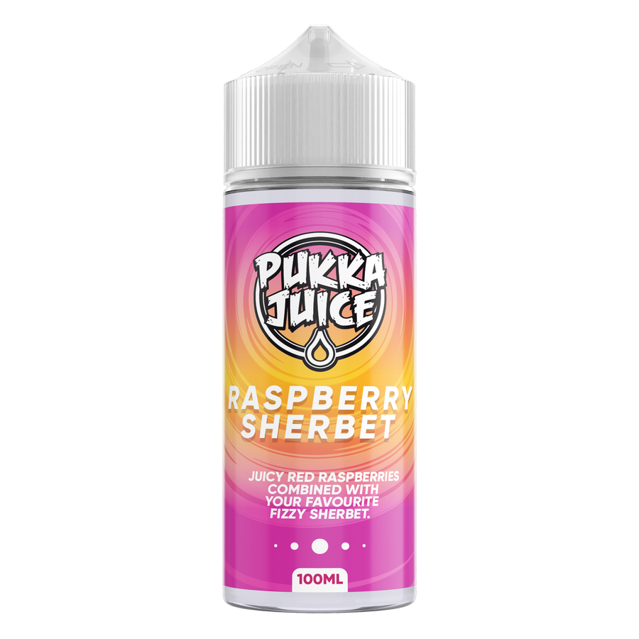 Raspberry Sherbet E-Liquid Shortfill By Pukka 100ml