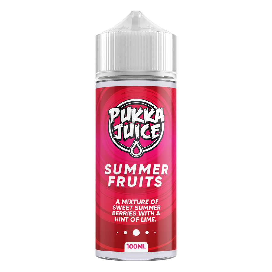Summer Fruits E-Liquid Shortfill By Pukka 100ml