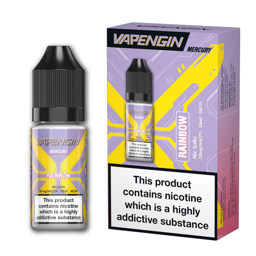 Rainbow Mercury E-Liquid Nicotine Salt By Vapengin 10ml