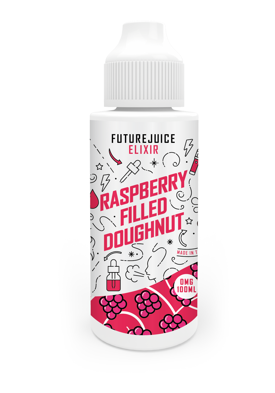 Raspberry Filled Doughnut E-Liquid Shortfill By Future Juice 100ml