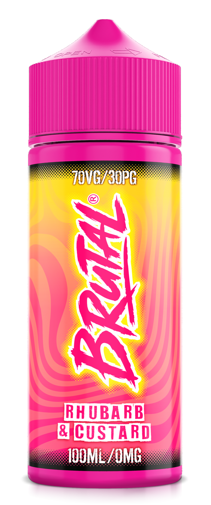 Rhubarb & Custard BRUTAL Range E-Liquid Shortfill By Just Juice 100ml