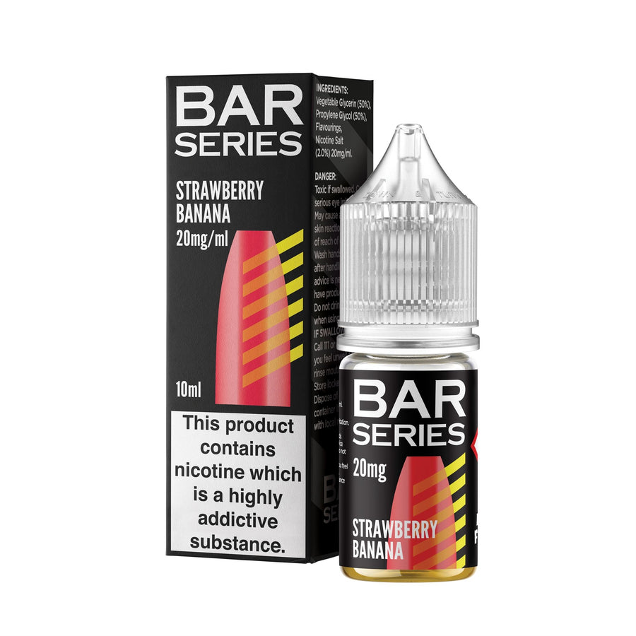 Strawberry Banana E-Liquid Nicotine Salt By Bar Series 10ml