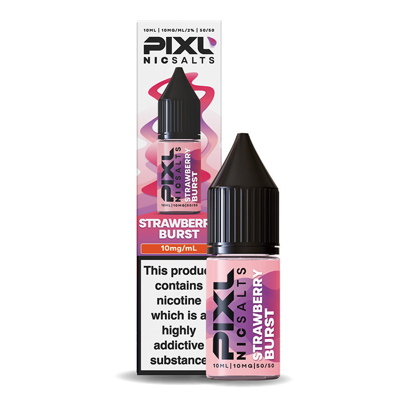 Strawberry Burst E-Liquid Nicotine Salt By Pixl 10ml