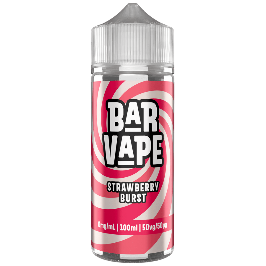 Strawberry Burst E-Liquid Shortfill By Bar Vape 100ml