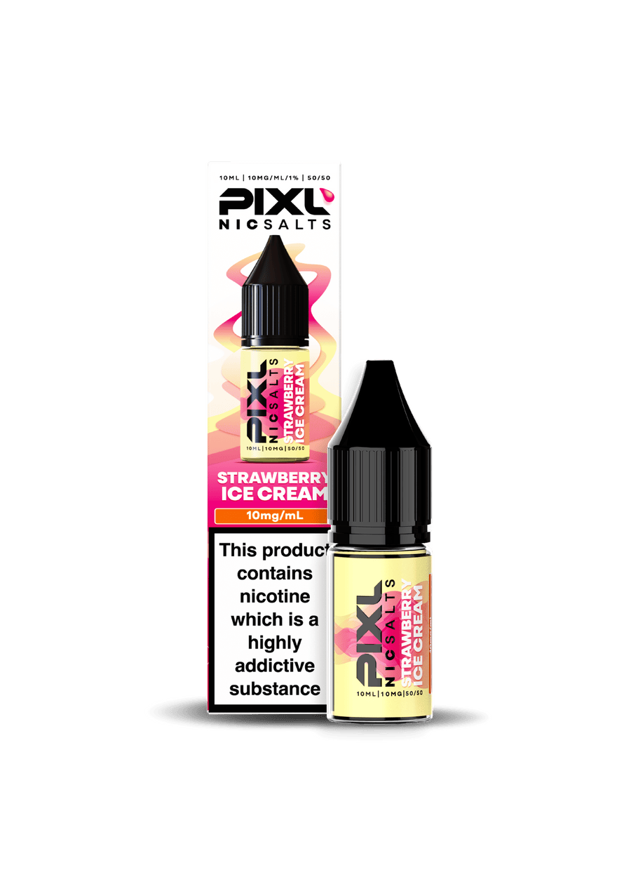 Strawberry Ice Cream E-Liquid Nicotine Salt By Pixl 10ml