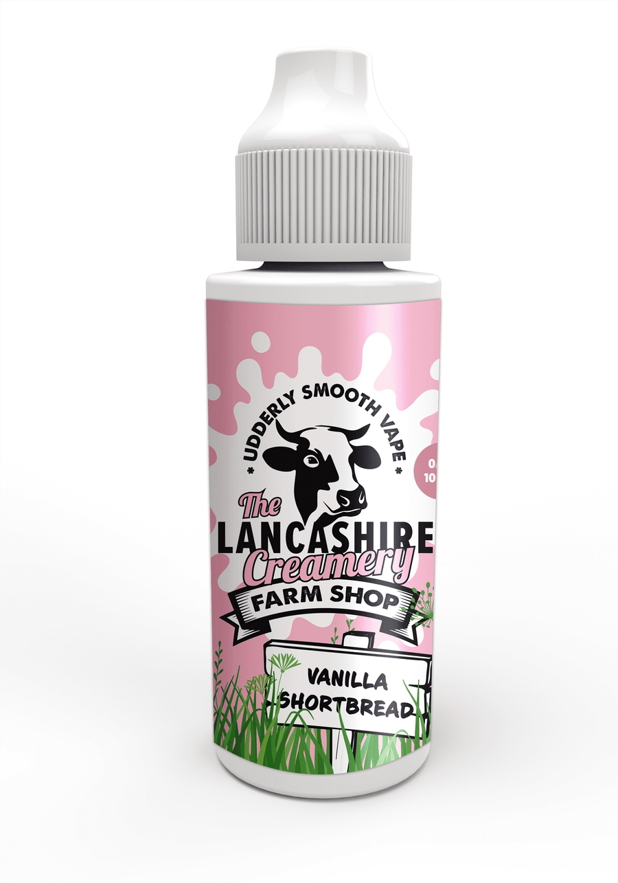 Vanilla Shortbread E-Liquid Shortfill By The Lancashire Creamery 100ml