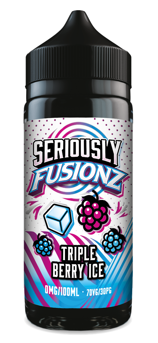 Triple Berry Ice Seriously Fusionz E-Liquid Shortfill By Doozy Vape 100ml