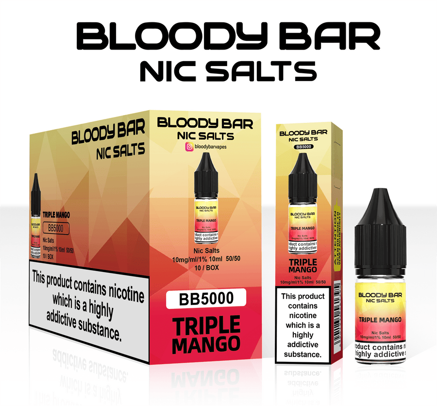 Triple Mango E-Liquid Nicotine Salt By Bloody Bar 10ml