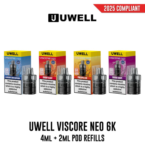 Uwell Viscore Neo 6K Replacement E-Liquid Pods 20mg
