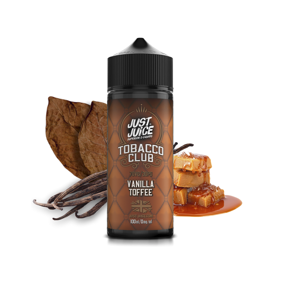 Vanilla Toffee Tobacco E-Liquid Shortfill By Just Juice 100ml