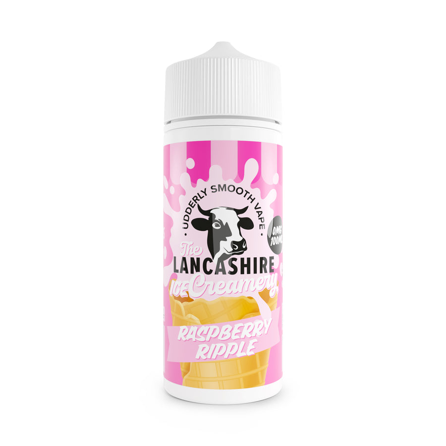 Raspberry Ripple E-Liquid Shortfill By The Lancashire ICE Creamery 100ml