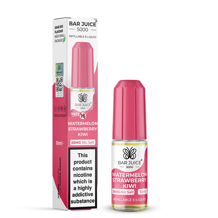 Watermelon Strawberry Kiwi E-Liquid Nicotine Salt By Bar Juice 10ml