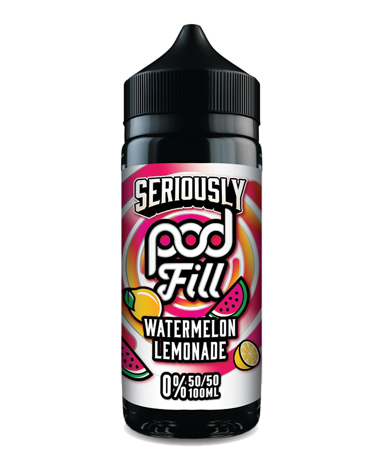 Watermelon Lemon Seriously Pod Fill E-Liquid Shortfill by Doozy Vape 100ml