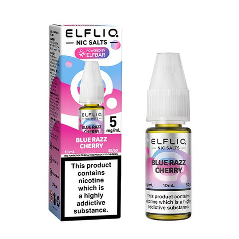 Blue Razz Cherry ELFLIQ E-Liquid Nicotine Salt By Elfbar 10ml