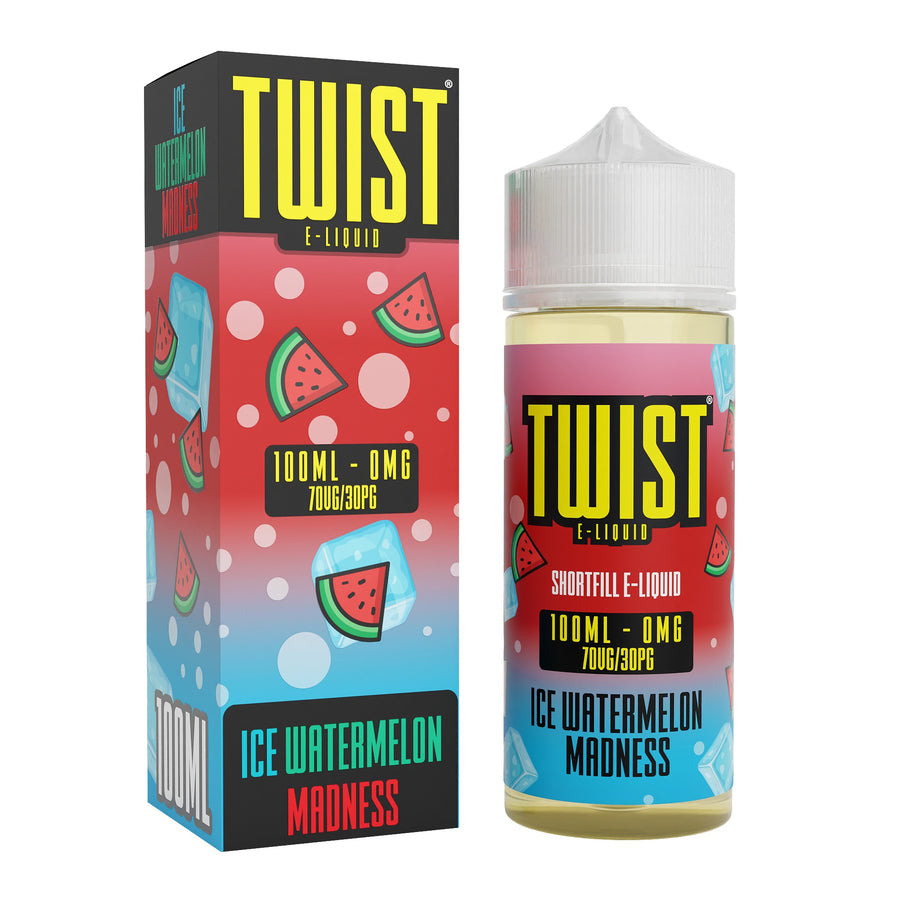 Iced Watermelon Madness E-Liquid Shortfill By Twist 100ml
