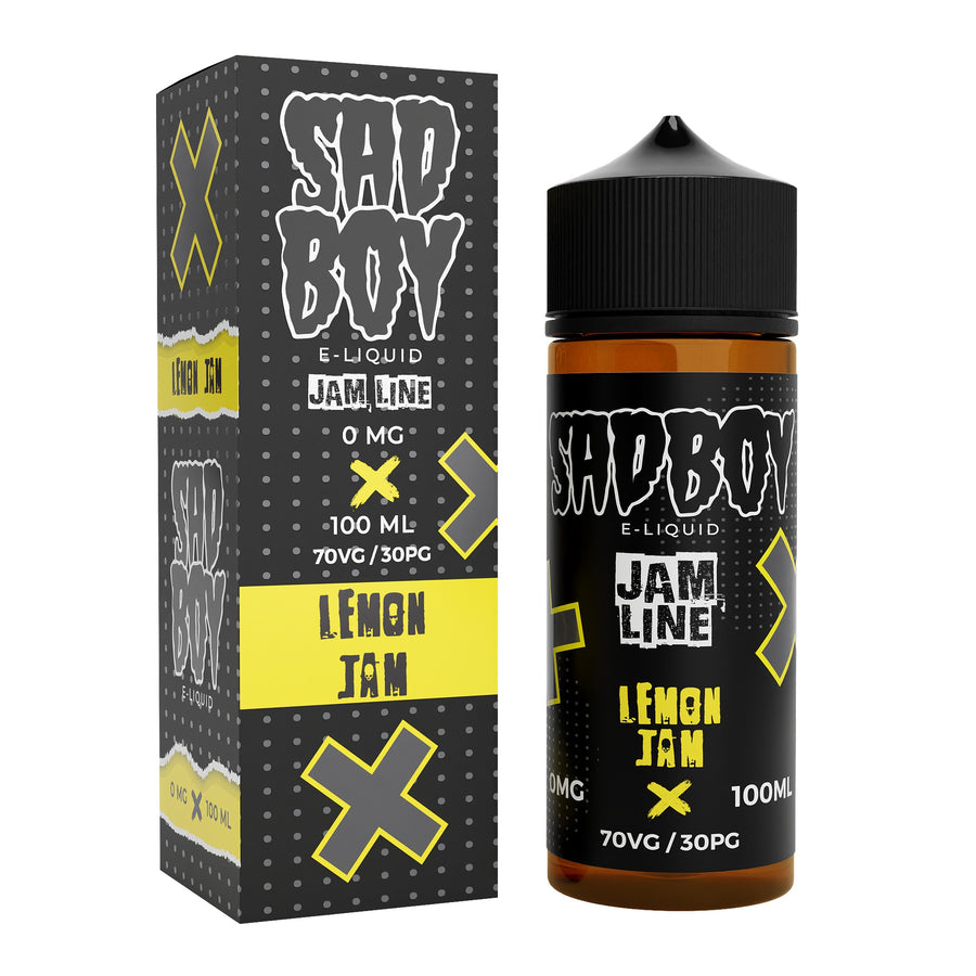 Jam Line - Lemon Jam E-Liquid Shortfill By Sadboy 100ml