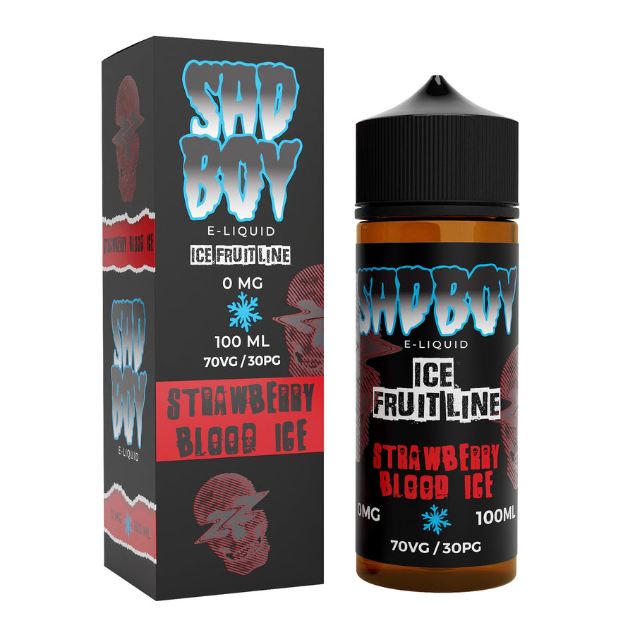 Fruit Line - Strawberry Blood Ice E-Liquid Shortfill By Sadboy 100ml