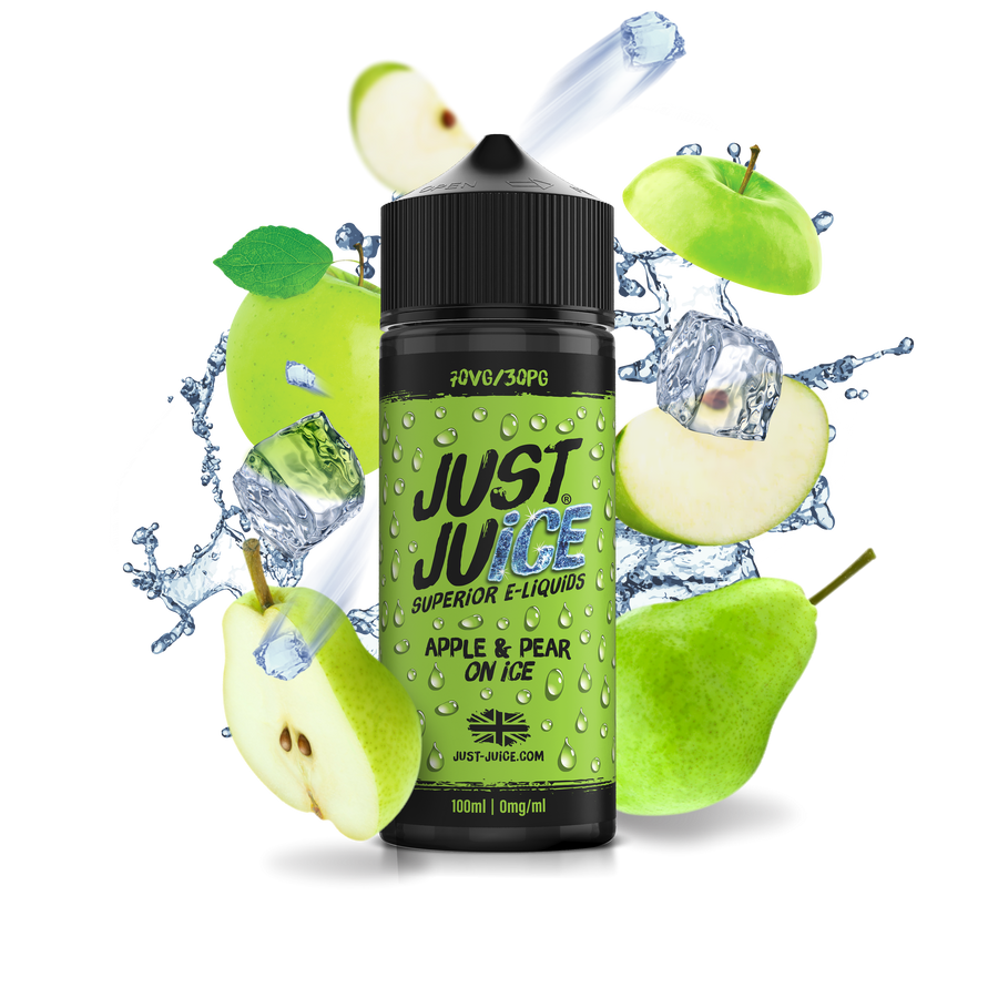 Apple & Pear On Ice E-Liquid Shortfill By Just Juice 100ml