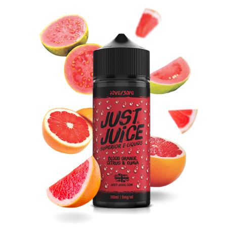 Blood Orange Citrus & Guava E-Liquid Shortfill By Just Juice 100ml