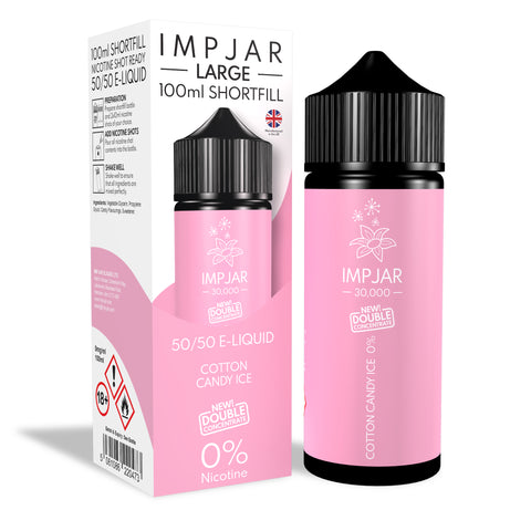 Cotton Candy Ice E-Liquid 30000 Shortfill By Impjar 100ml