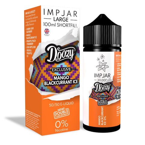 Mango Blackcurrant Ice E-Liquid 30000 Shortfill By Impjar x Doozy 100ml