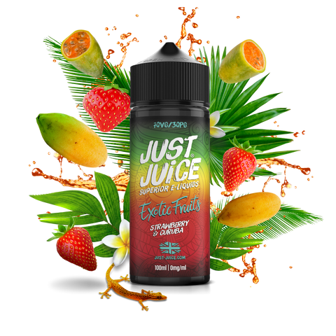 Strawbery & Curuba E-Liquid Shortfill By Just Juice 100ml