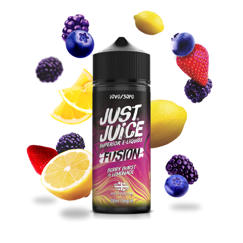 Fusions Berry Burst & Lemonade E-Liquid Shortfill By Just Juice 100ml
