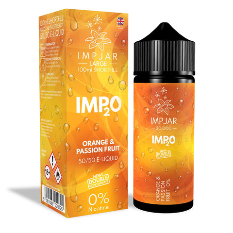 Orange & Passion Fruit IMP20 E-Liquid 30000 Shortfill By Impjar 100ml