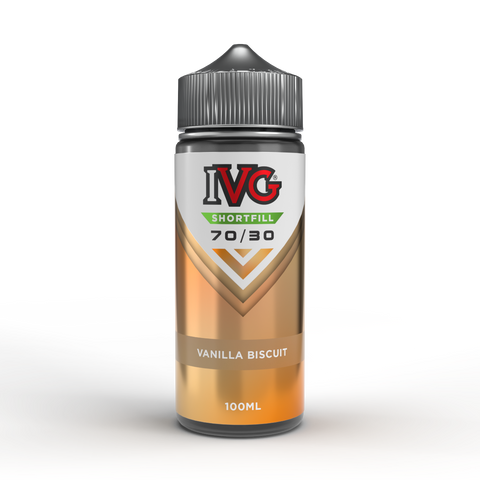 Vanilla Biscuit E-Liquid Shortfill by IVG 100ml