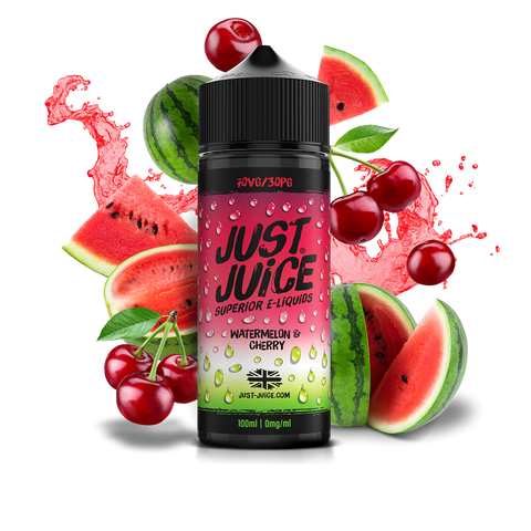Watermelon & Cherry E-Liquid Shortfill By Just Juice 100ml