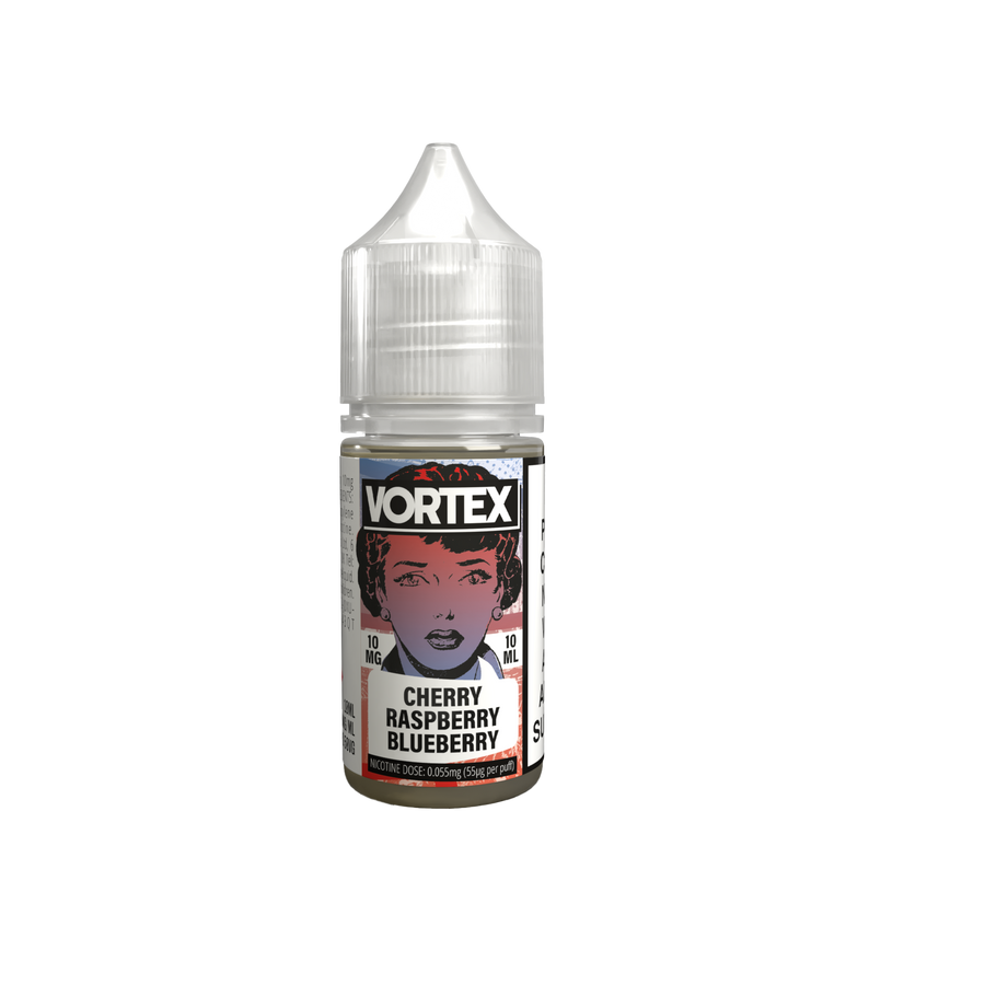 Cherry Raspberry Blueberry E-Liquid Nicotine Salt By Vortex 10ml