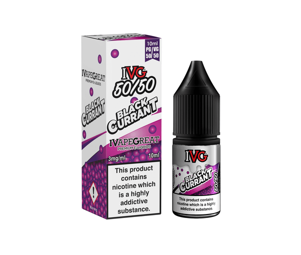 Blackcurrant 50/50 E-Liquid By IVG 10ml