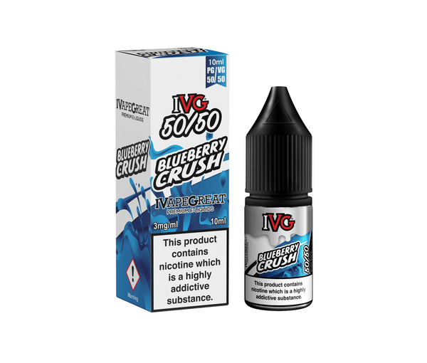 Blueberry Crush 50/50 E-Liquid By IVG 10ml