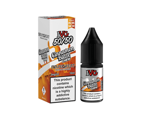 Cinnamon Blaze Chew 50/50 E-Liquid By IVG 10ml