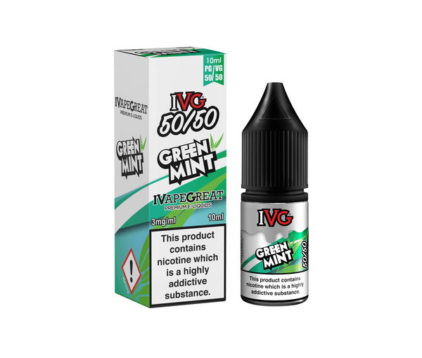 Green Mint 50/50 E-Liquid By IVG 10ml