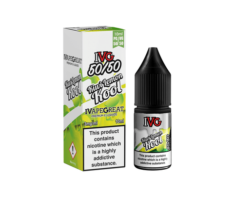 Kiwi Lemon Kool 50/50 E-Liquid By IVG 10ml